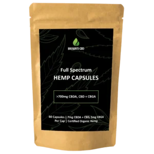 hemp CBD CBDA capsules