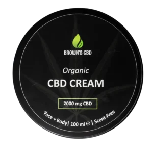 Organic CBD cream